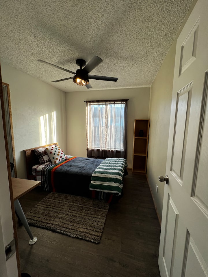 Bedroom 3: View from doorway. Twin bed. 
