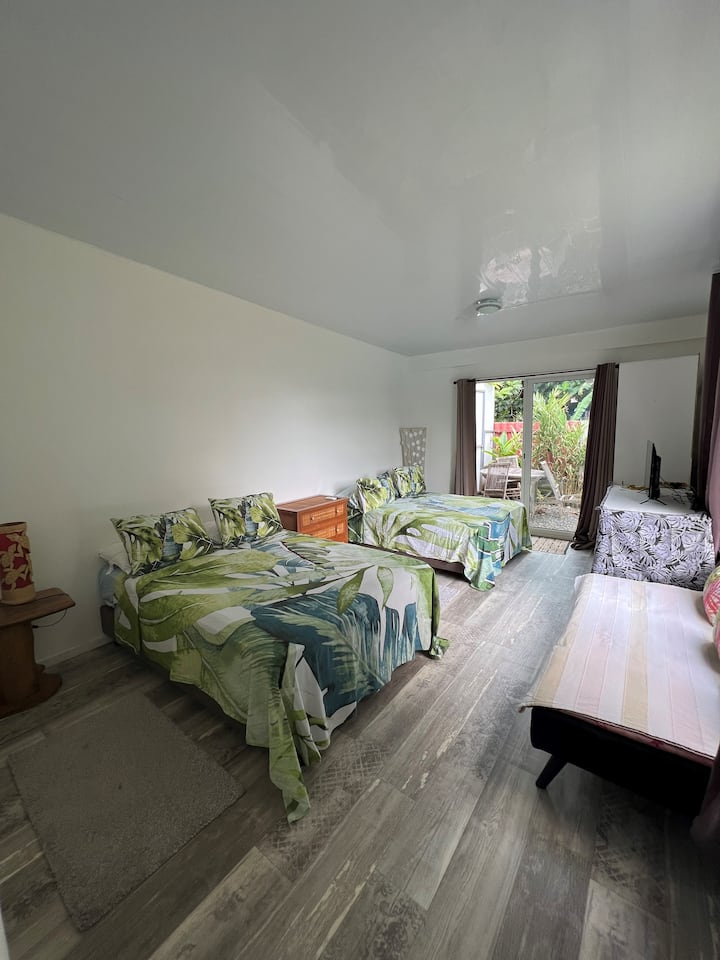 Chambre Quadruple (Coté Jardin) - Tahiti
