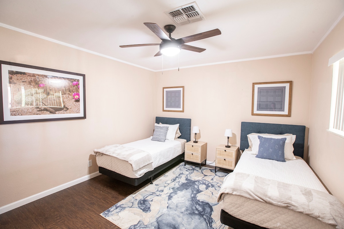 Prostrana treća spavaća soba s 2 odvojena kreveta