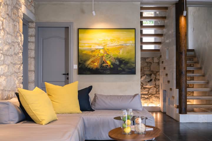 Villa Ode In Ionian Stone Luxury Villas Corfu - Kassiopi
