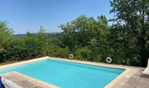 Village house with pool
