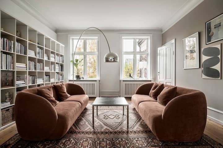Charming Villa Apartment With Balcony - Copenaghen