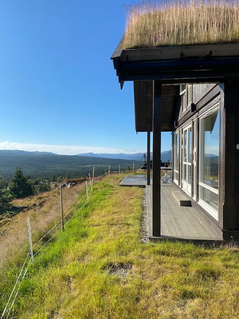 Panoramic views close to Langedrag and Nesfjellet