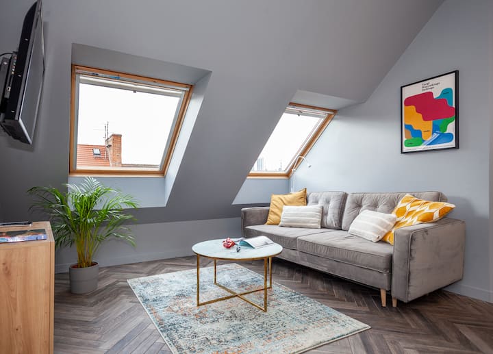Stylish Loft in the Heart of Wroclaw AC/City View Apartments for