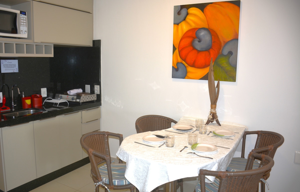 Airbnb em destaque: Apartamento a Beira Mar no Flat Elegance em Natal