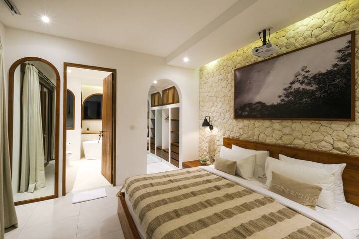 bedroom and walking closet
