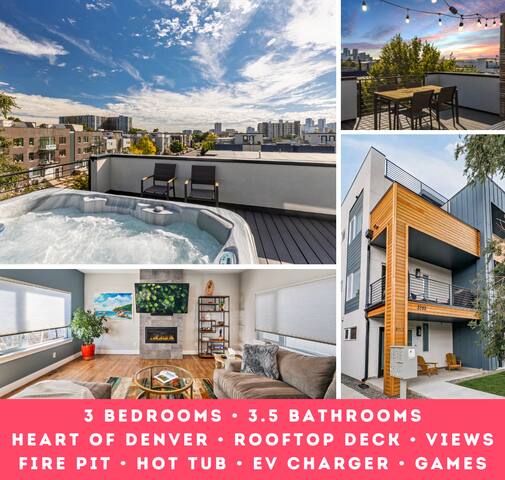 Luxury Home Downtown | Rooftop Deck | Hot Tub gallery image 2