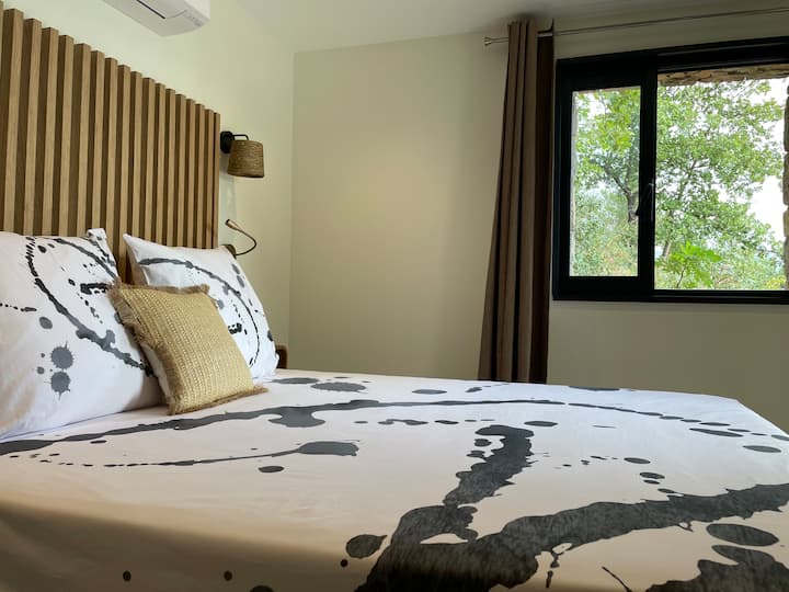 חדר שינה 1 עם מיטה זוגית