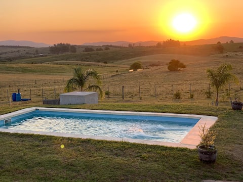 Country house with heated pool