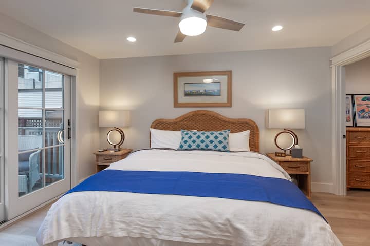 Riverview En-suite met een kingsize bed en hotelbeddengoed