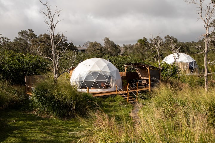 テント・タープ GO Glamping DOME TENT Glamping Dome w/ Outdoor Bathtub & Loft - Dome houses for Rent in
