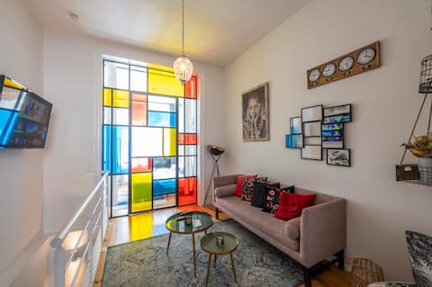 Successful Airbnb property: Modern & Bright Duplex near the Center in Molenbeek Saint Jean Sint Jans Molenbeek