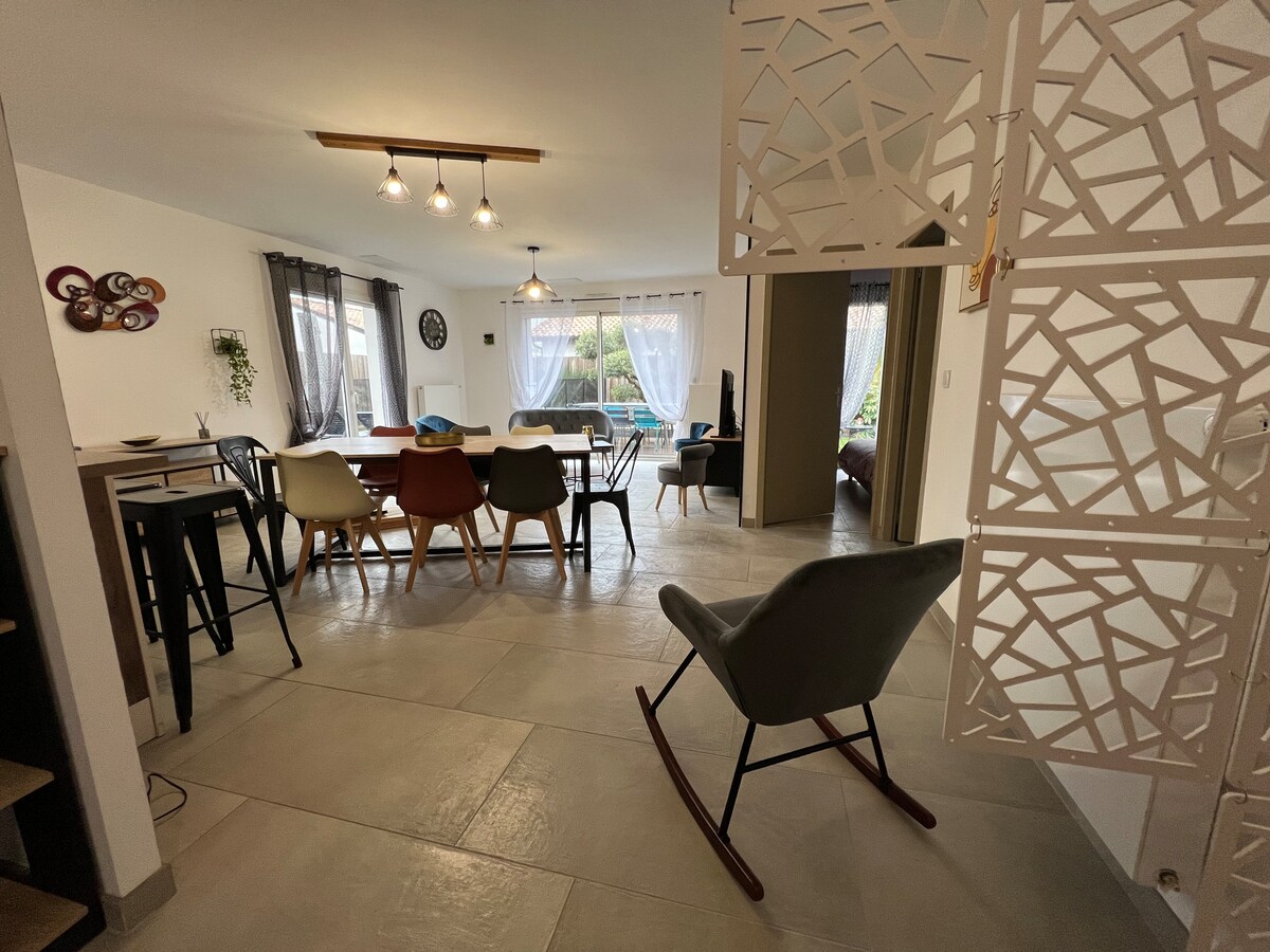 Top performing Airbnb: Spa, Air Conditioning, Heated Pool, Pétanque in Le Teich