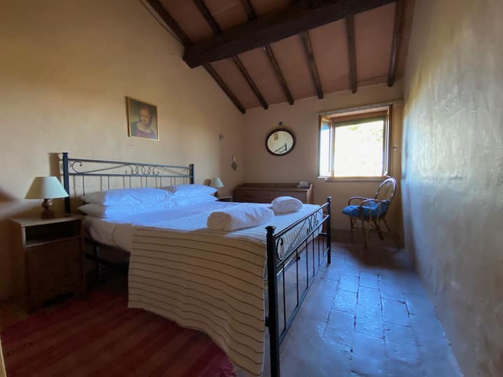 One of the double bedrooms, with king size bed.