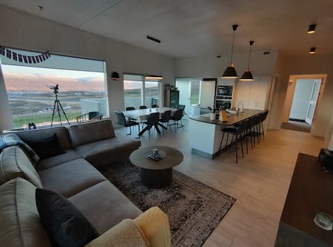 Modern cottage with a great view