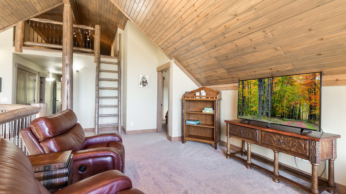 Living Room 3 with loft; located on 2nd floor