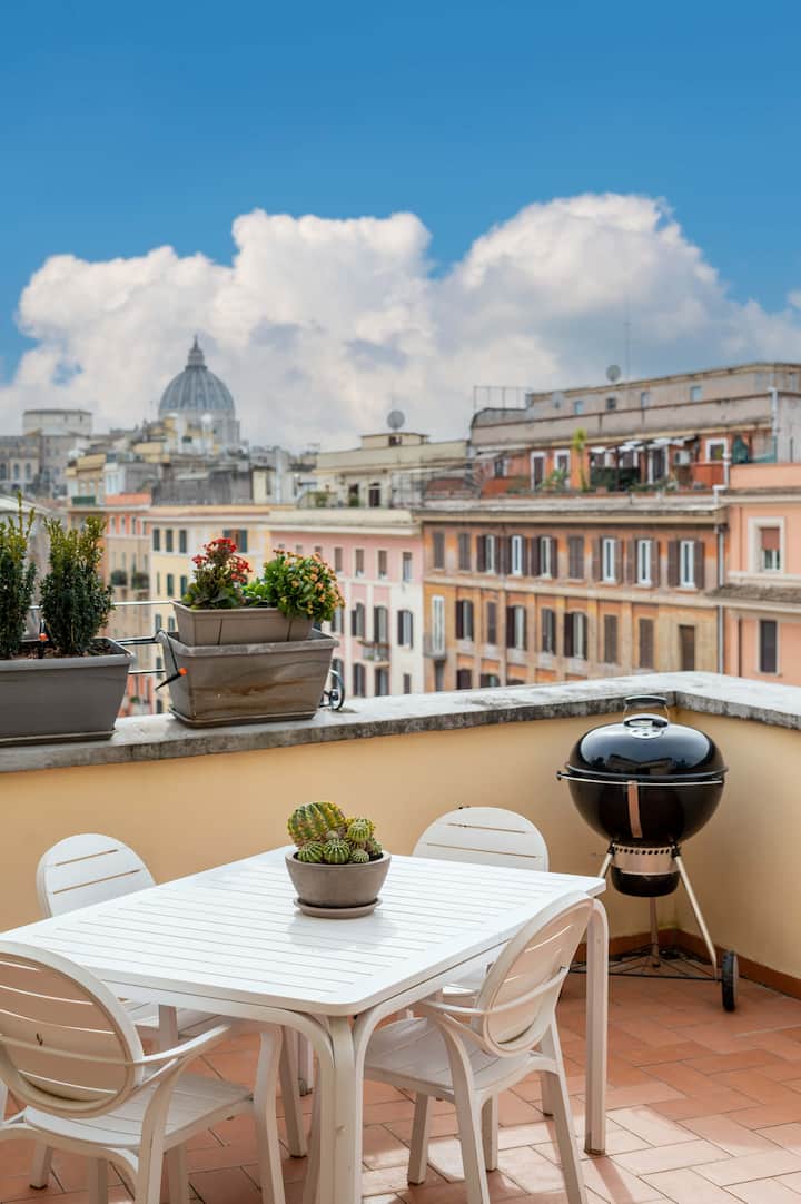 Saint Peter View Luxury Penthouse Terrace - Apartments for Rent in Rome ...