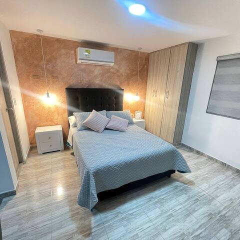 Top performing Airbnb: P66. Studio 1ca full kitchen elevator wifi tv a/c in El Gran Limonar Cataya
