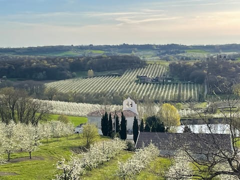 Charming stone house with pool and stunning view