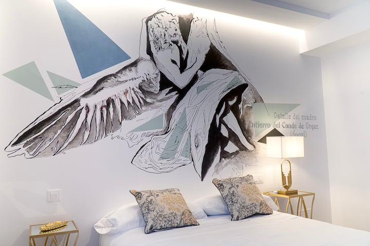 Chambre, l'Angel del Conde de Orgaz del Greco