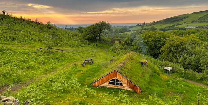 Viking Longhouse / Underground Hobbit Tiny house