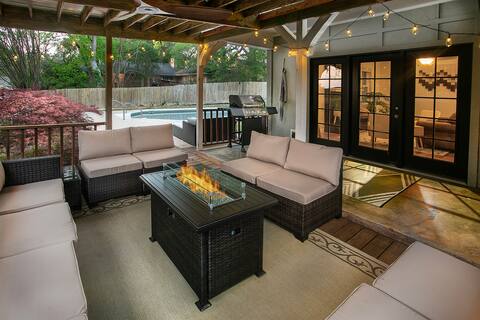 Rare ~ Boho ~ PizzaOven ~ Pool ~ Firepit ~ Grill ~ Kingbed ~