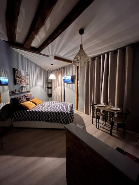 Airbnb performant: L'Arquebuse, cozy studio, gastronomic city à Faubourg Raines
