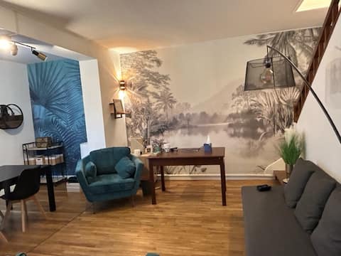 Townhouse with garden in the city center