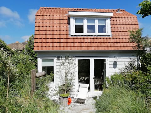 Cozy white beach house in Noordwijk aan Zee.