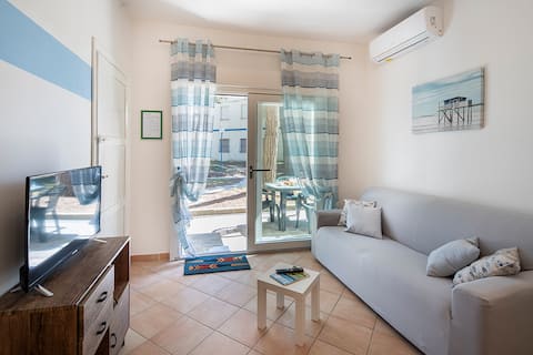 In the countryside, a stone's throw from the sea