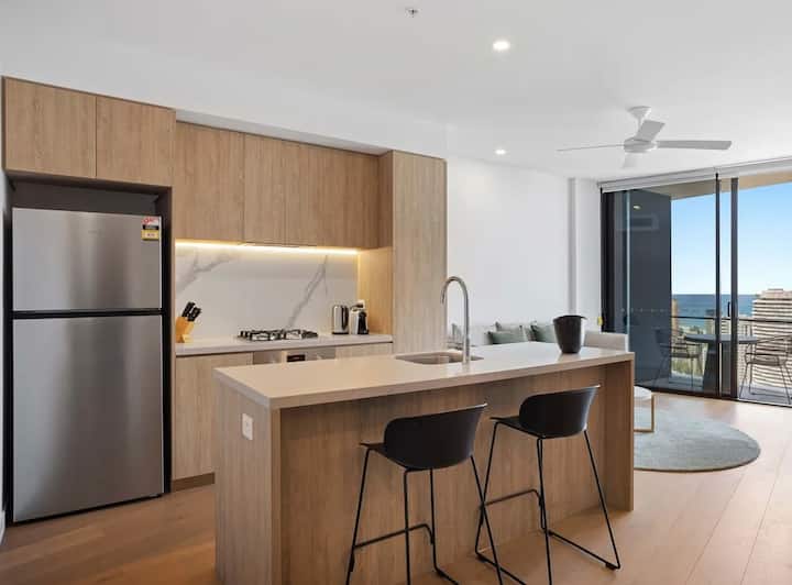 Broadbeach Oceanview Apt - ゴールドコースト