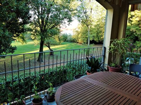 The house on the park near Milan Monza Rho Fiera