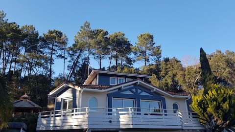 Top Airbnb: Quiet air-conditioned T3, "La terrasse sous les pins" à Labenne