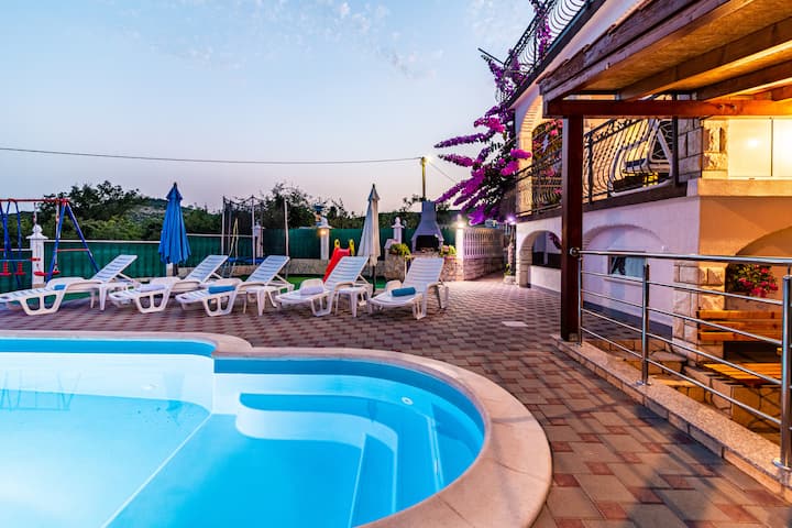 Dalmatian Dream 5 Bedroom Seaview Home Near Trogir - Croatia