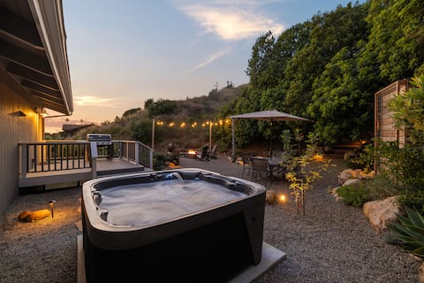 Successful Airbnb property: Luxury Cottage w/ Ocean/Island View, Jacuzzi & A/C in Eastern Goleta Valley