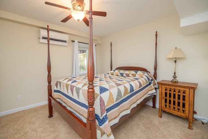 Great room in the basement. 