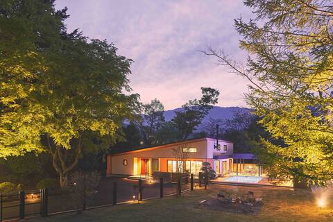 Mt. Fuji/Private pool&sauna villa/Pick-up OK