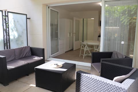 Marne edges, indoor parking, 20 minutes from Paris, fiber
