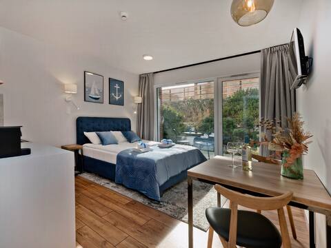 BlueApartPL Ciche studio z tarasem A2