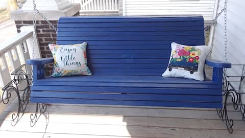 Blue Swing Flats on West Main