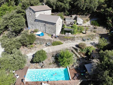 Charming House with a Pool and a Hot Tub