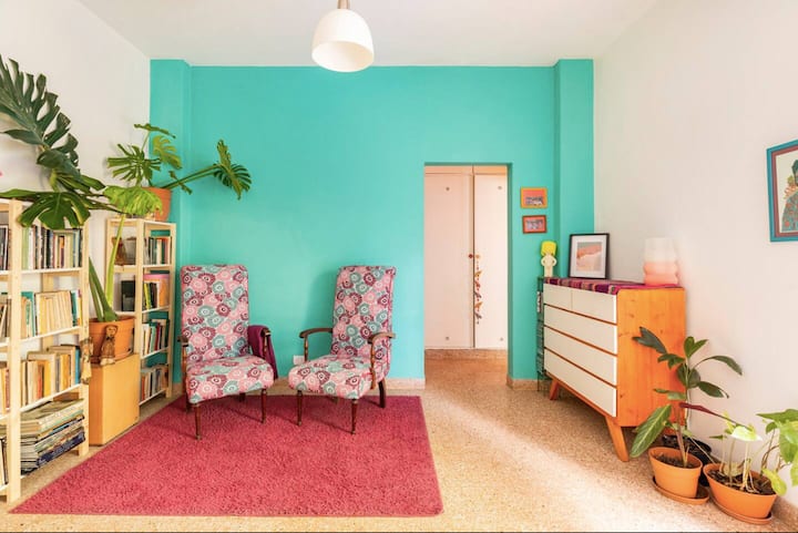 Habitación doble en Casa Felicidad en Villa del Parque