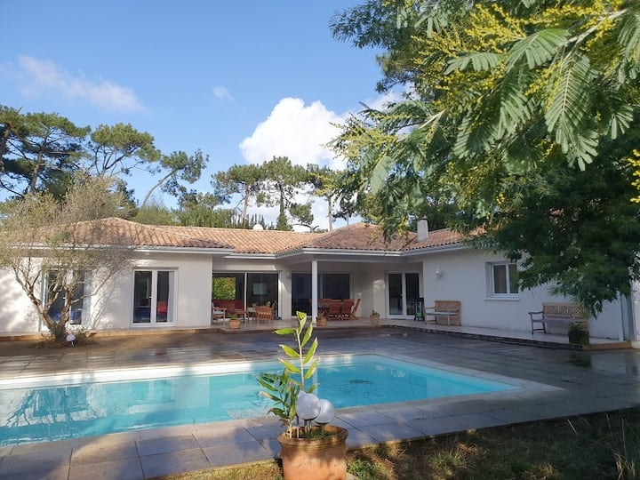 Villa De 5 Chambres Et Piscine - Cap Ferret