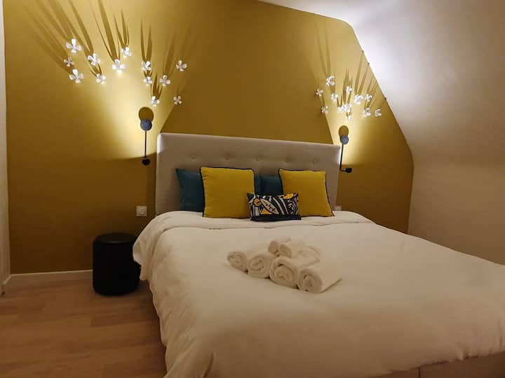 spálňa 4 poschodie, manželská posteľ veľkosti King