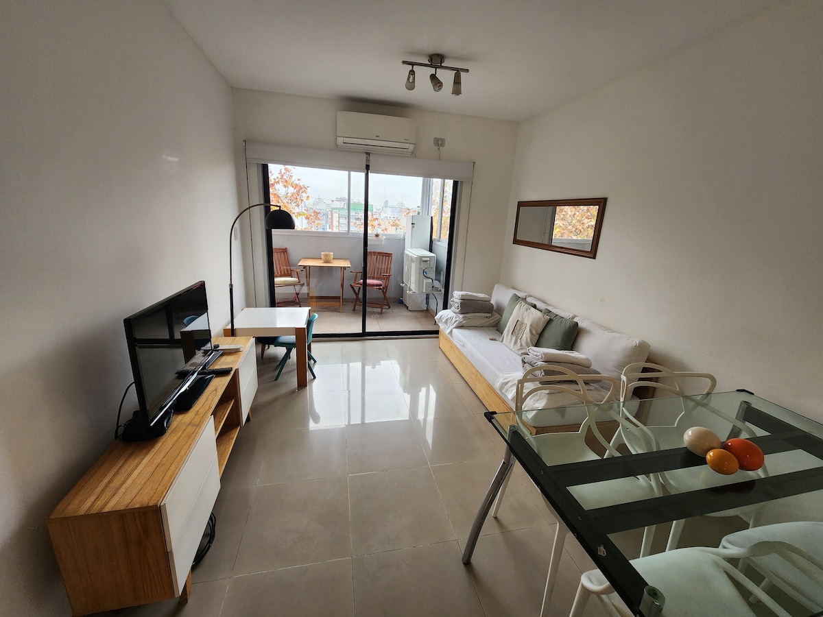 მისაღები ოთახი სასადილო ოთახით 