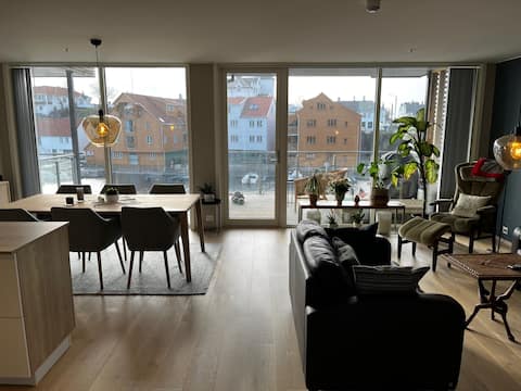 Marina view, spacious, and modern 2-room apartment