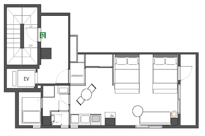 Near Shibuya/jr Ebisu St. 5min/3 Beds/max6/34㎡ - Shibuya