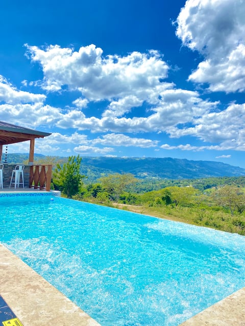 Oasis villa with mountain views, ocean views
