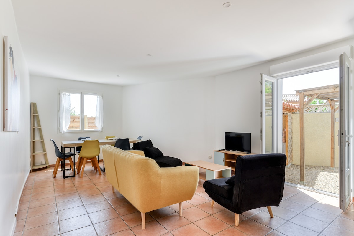 Annonce Airbnb populaire: La Narbonnaise Air Conditioning Wi-Fi 6 People à Narbonne