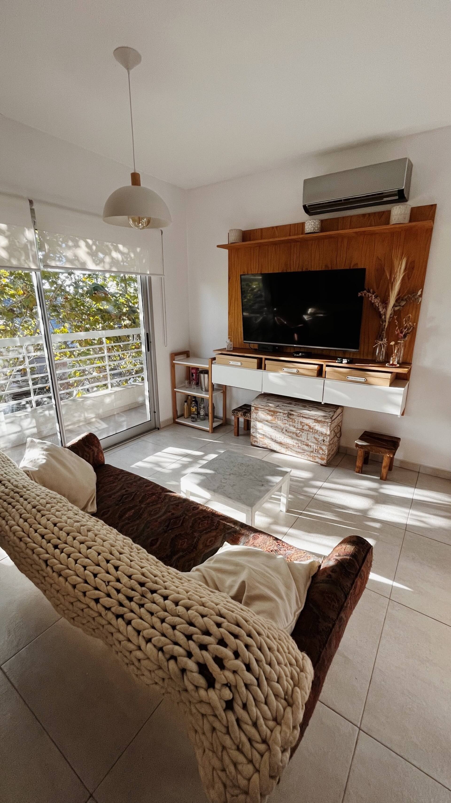 Three-room apartment with terrace and grill in General San Martín